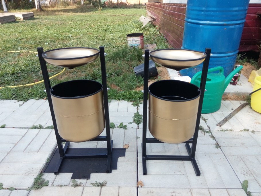 Урна из баллона фреона