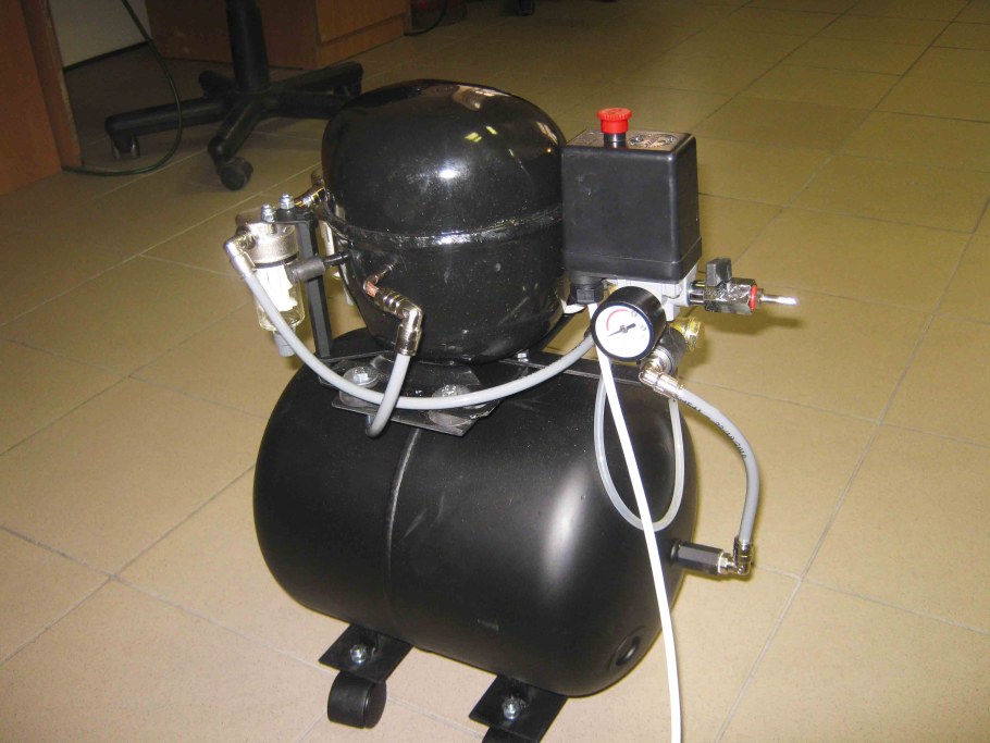 Ресивер из под баллон из под фреона