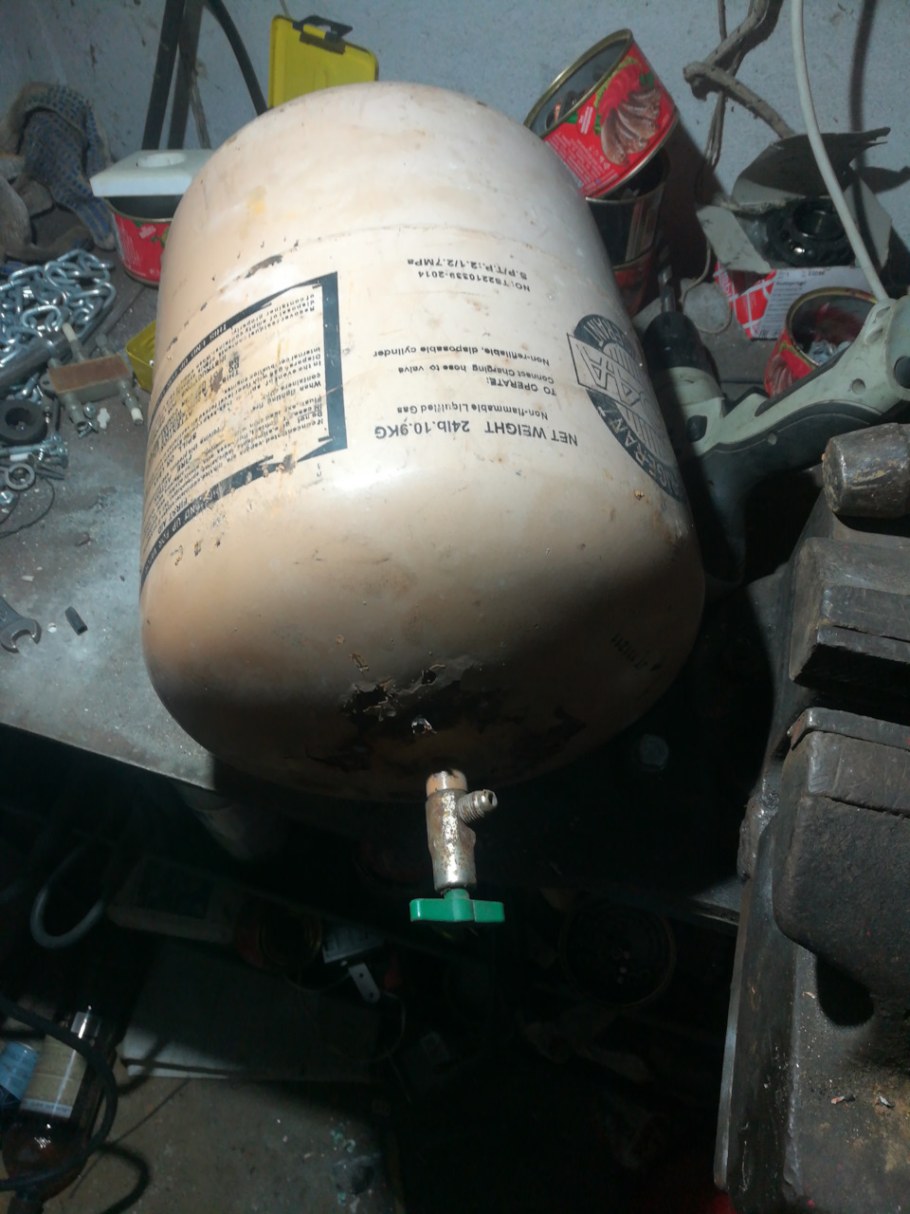 Траворезка из баллона фреона