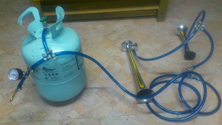 Пневмосигнал с ресивером от фреона