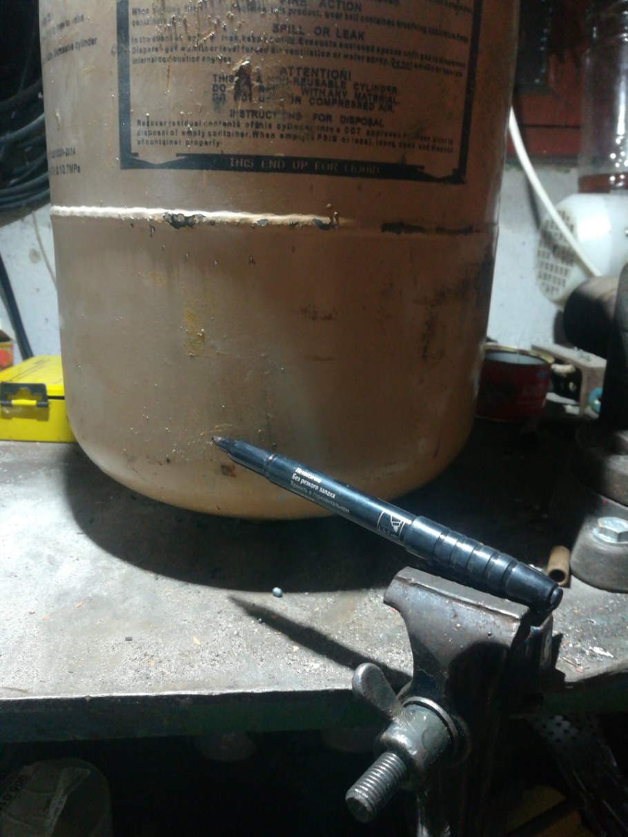 Фреоновый баллон печка