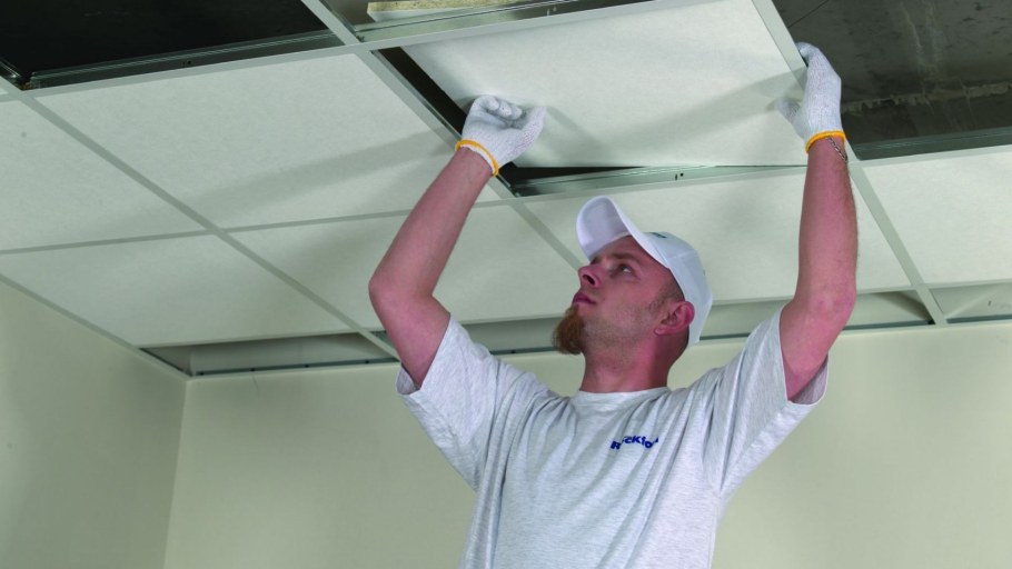 Монтаж подвесного потолка Армстронг