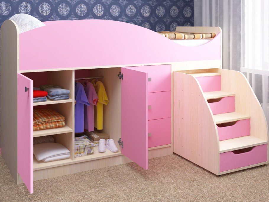 Кровать чердак пирамида Рокси