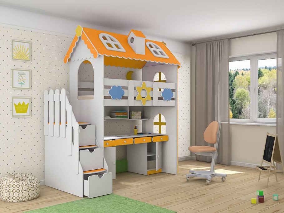 Кровать чердак Сильвия