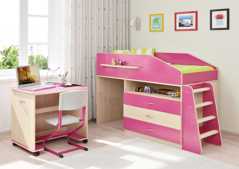 Чердак кровать детская Морячок