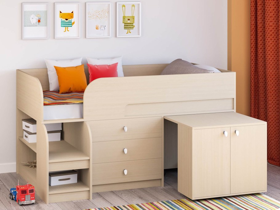 Paidi Fleximo кровать-чердак 155