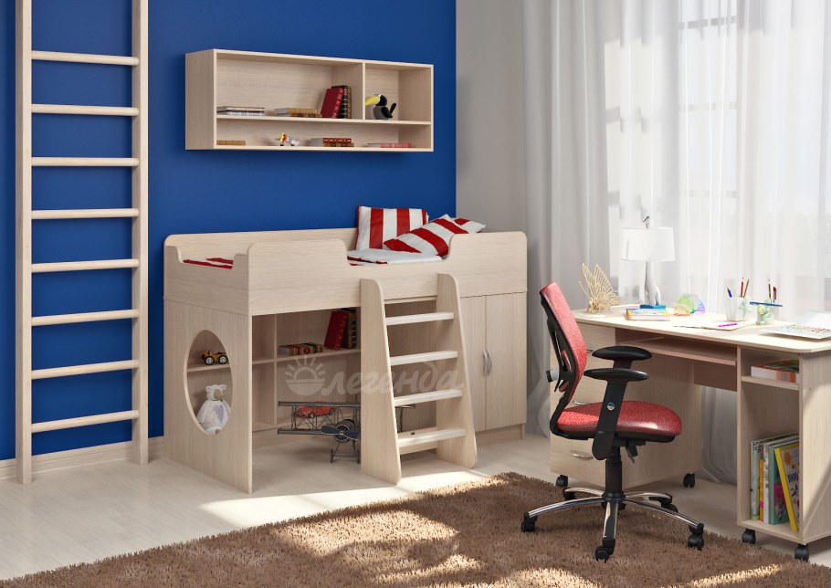 Кровать чердак Кузя 4