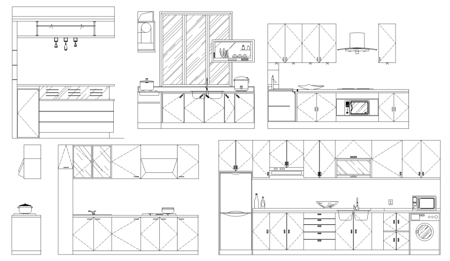 Развертка стен спальни