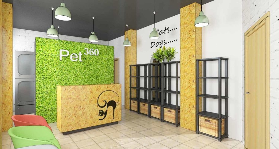 Интерьер магазина для животных