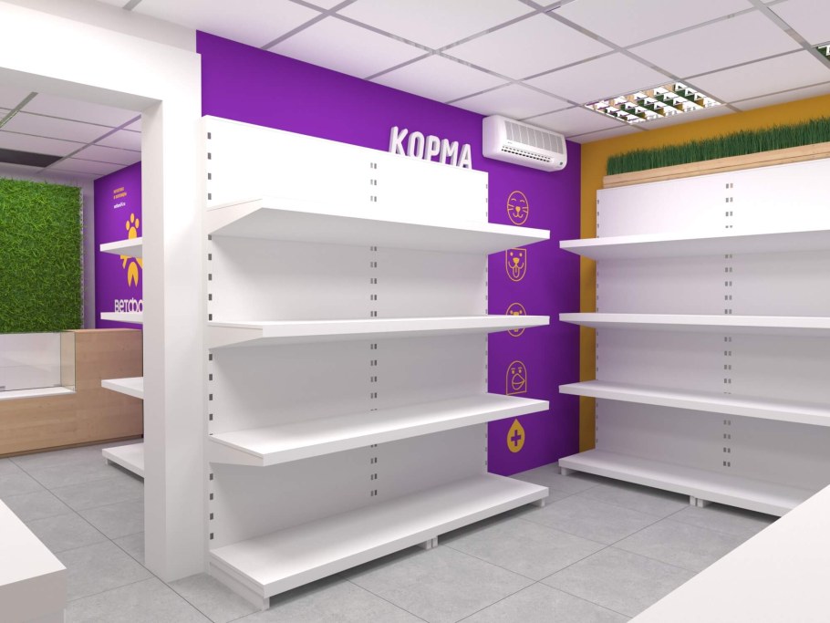 Зоомагазин интерьер