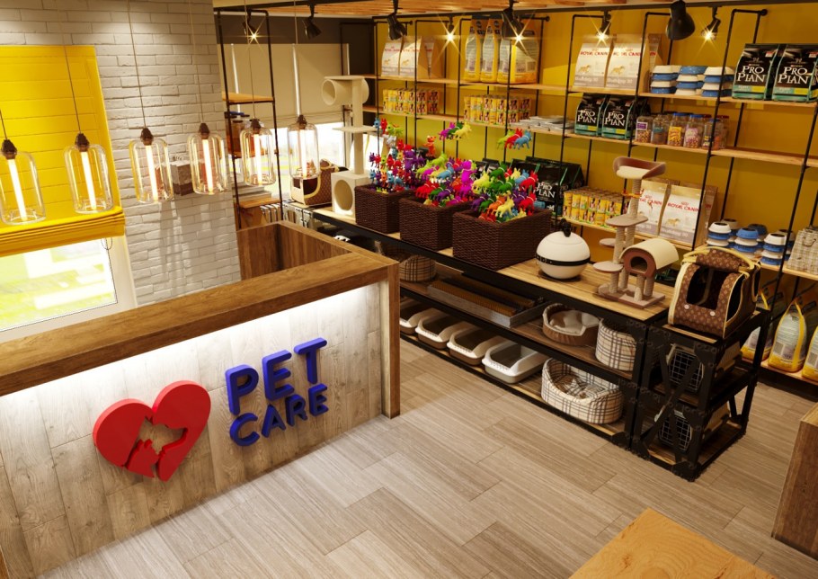 Зоомагазин интерьер