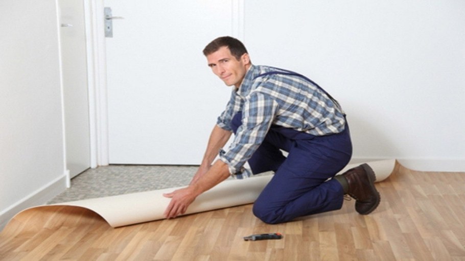 Расстелить линолеум