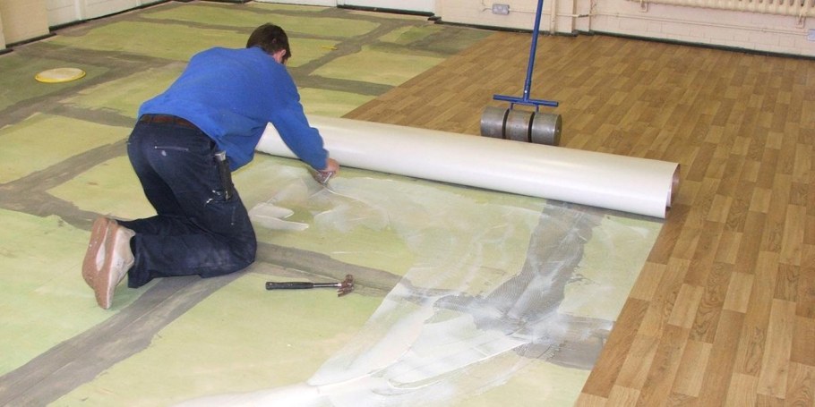 Линолеум на бетонный пол