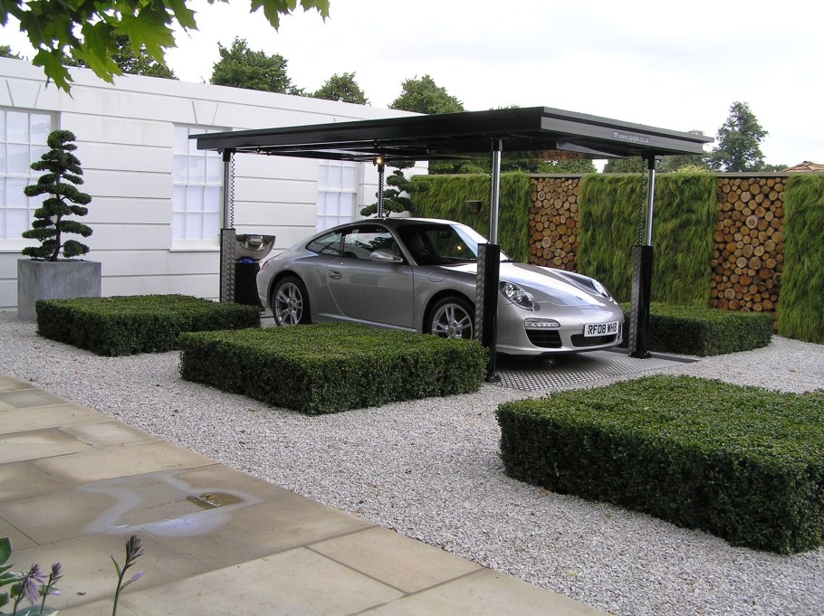 Стоянка для авто на даче