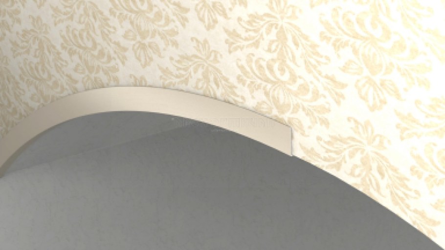 Угол отделочный арочный ПВХ Cezar 5х17