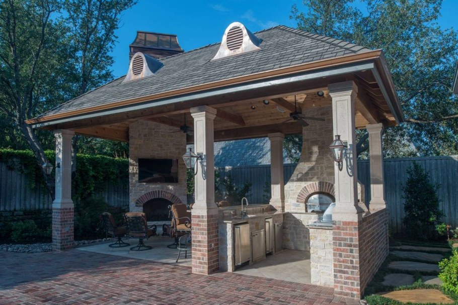 Беседка 3х4 с мангалом