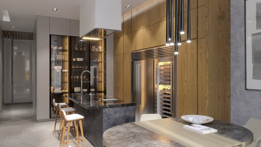 ЖК лица внутри