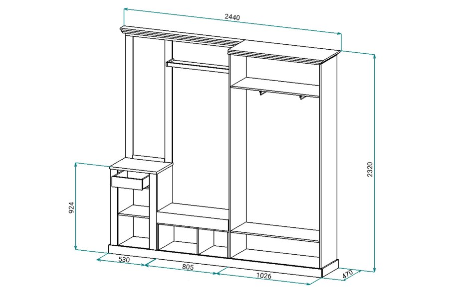 Прихожая Верона 4