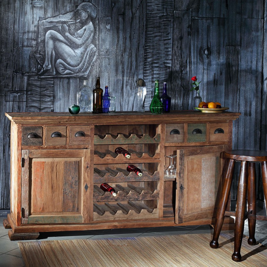 Мебель из брашированного дерева кухня