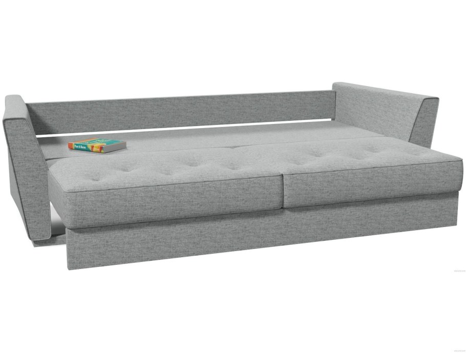 Диван прямой Милан бежевая рогожка