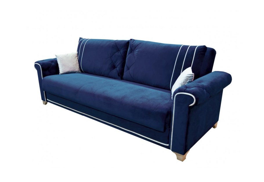 Диван прямой Милан Velvet Blue