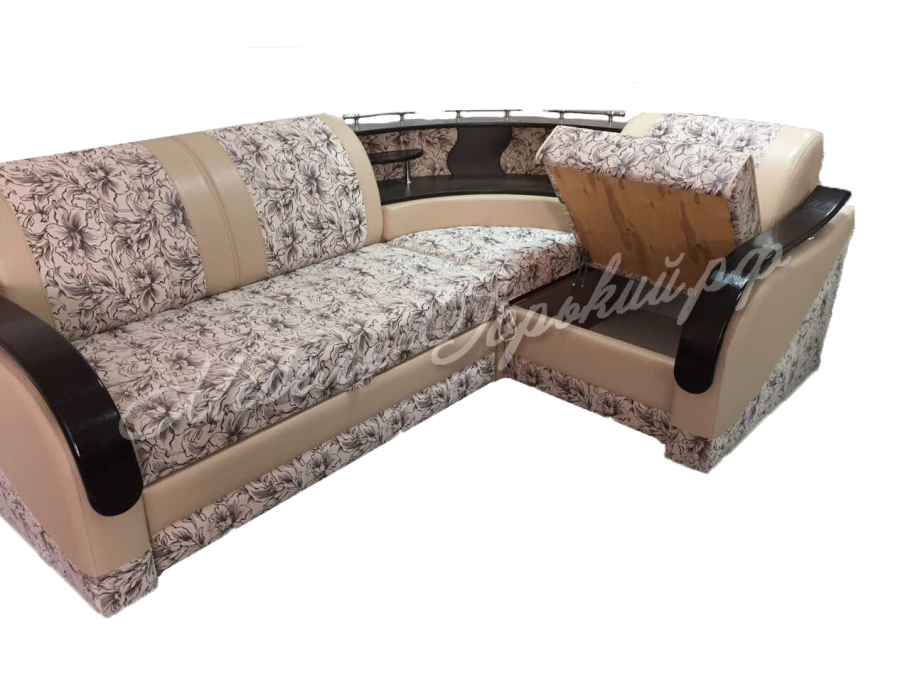 Диван угловой Барон с баром