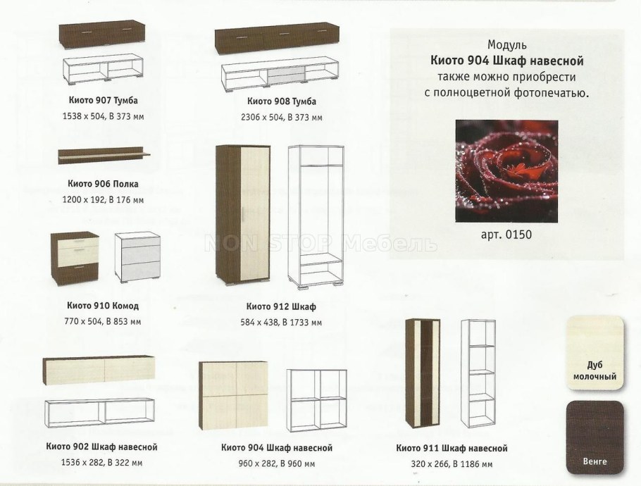 Гостиная Киото со шкафом BMS