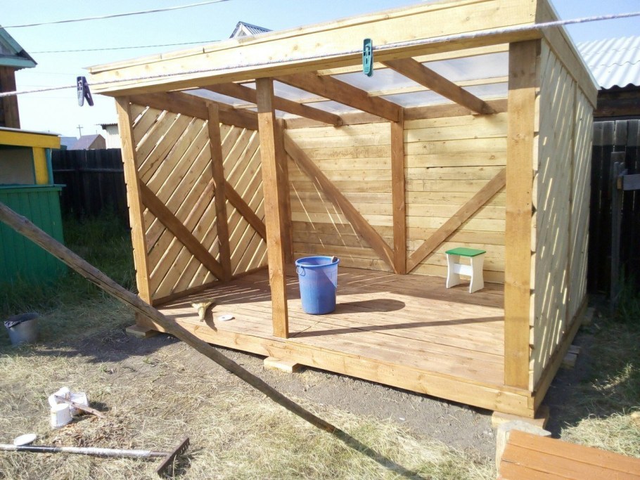 Firewood стационарный мастер с крышей