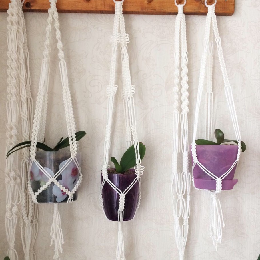 Кашпо макраме