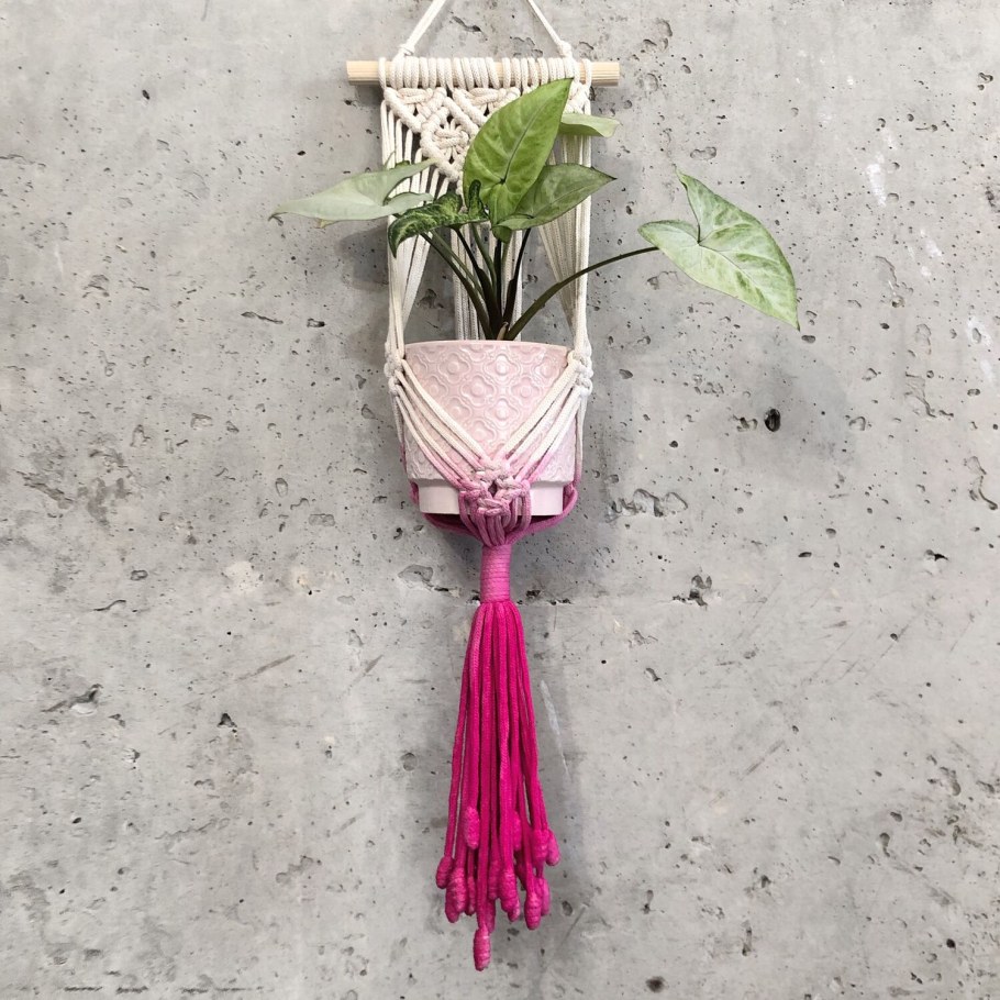 Икеа кашпо макраме