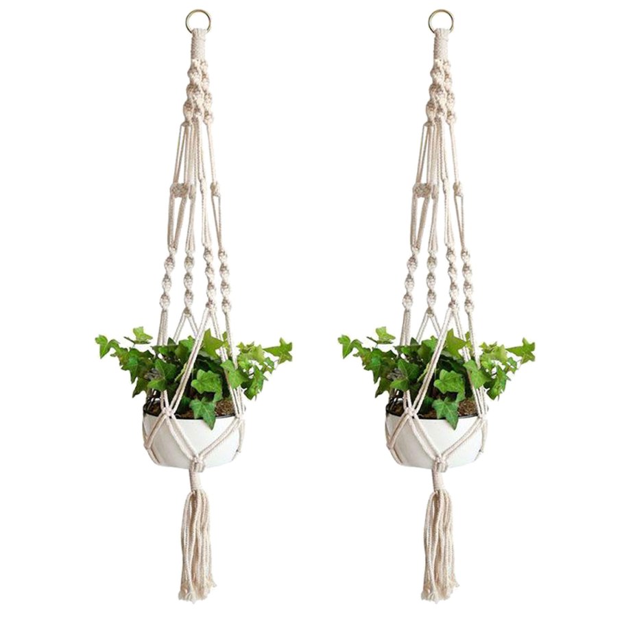 Подвесное кашпо макраме икеа