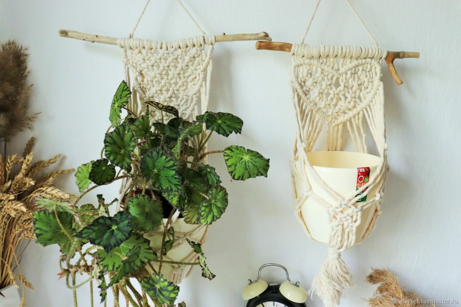 Кашпо макраме