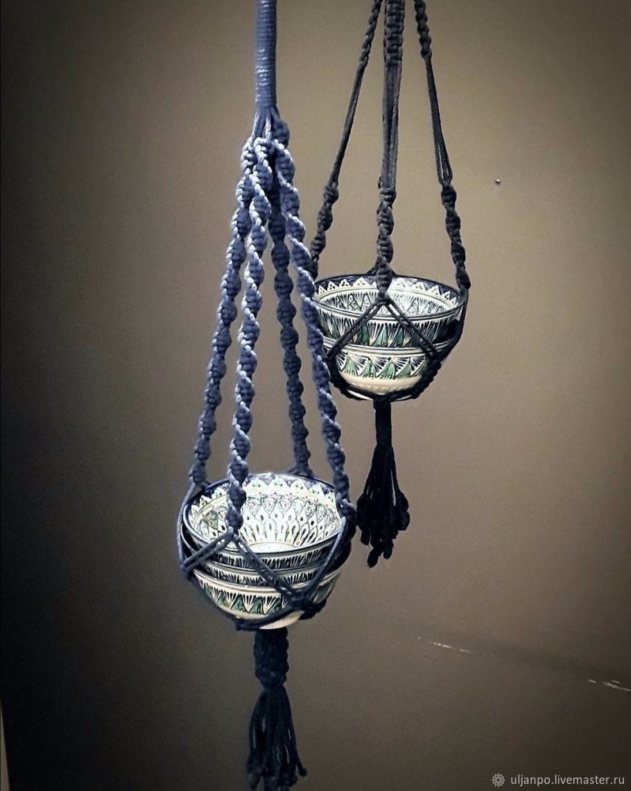 Кашпо макраме МК