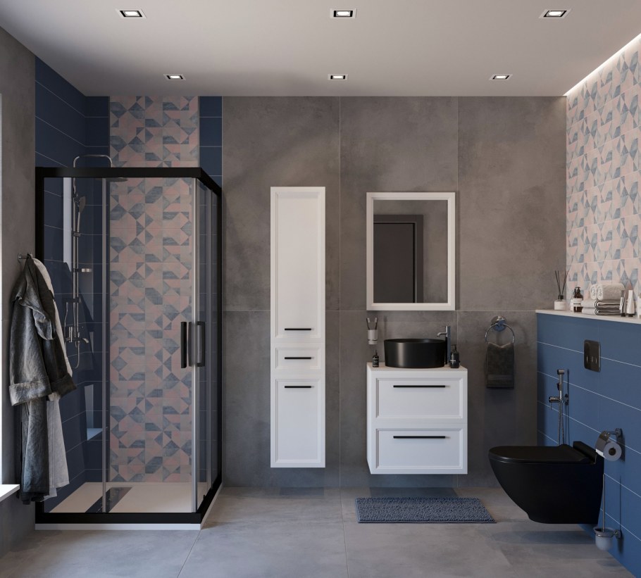 Тумба с раковиной stworki Эстерсунд 90 белая матовая