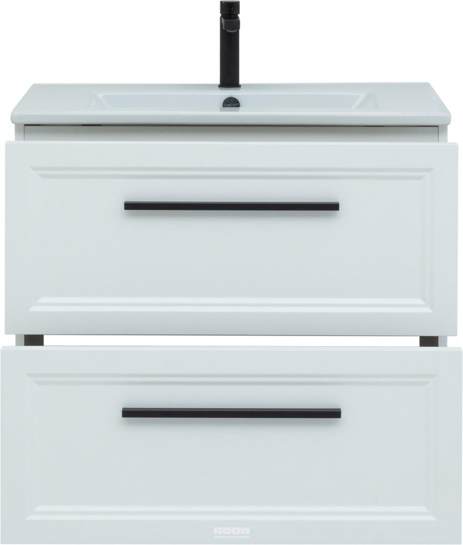 Тумба с раковиной stworki Эстерсунд 90 белая матовая