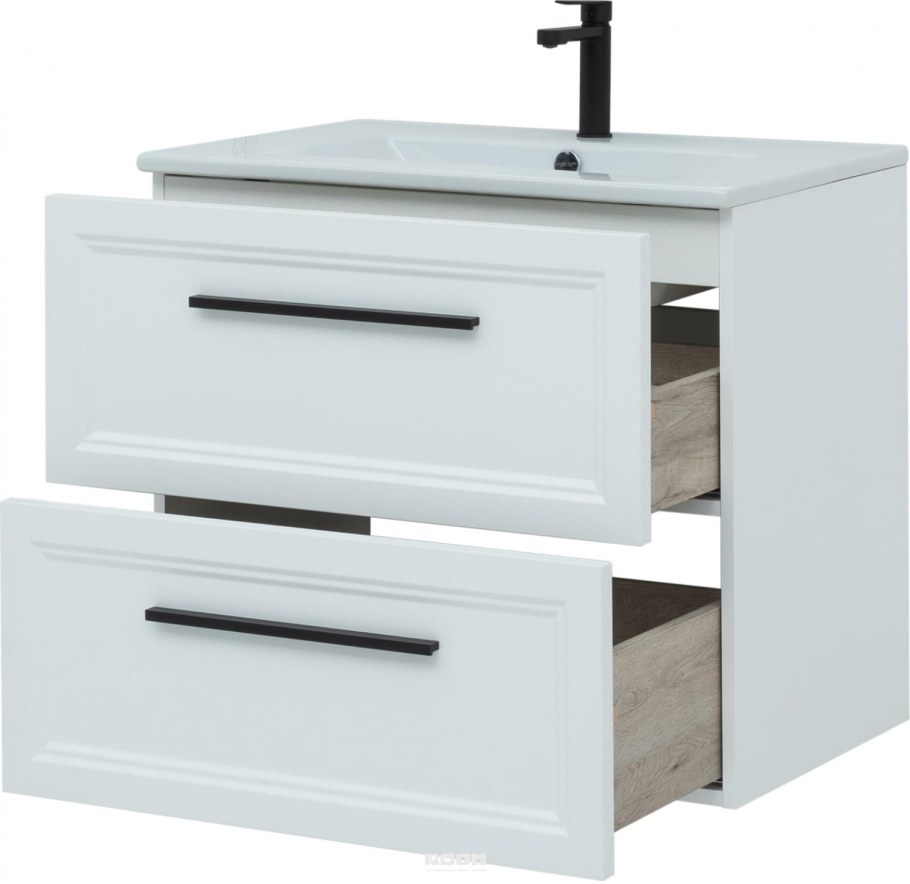 Тумба с раковиной stworki Эстерсунд 75 белая