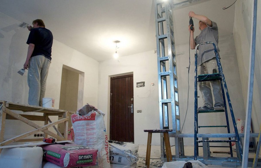 Строительные работы в квартире