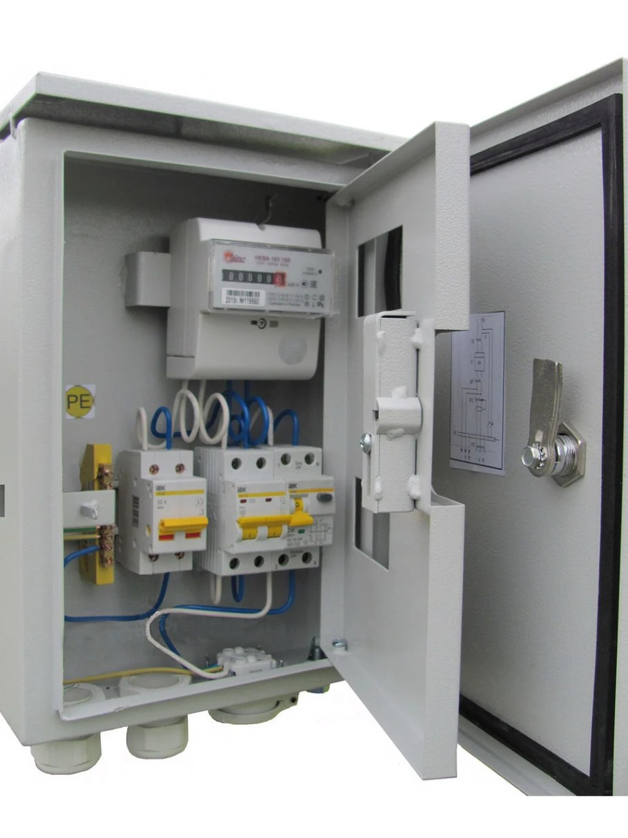 Щит учета ЩУ электроэнергии 220в