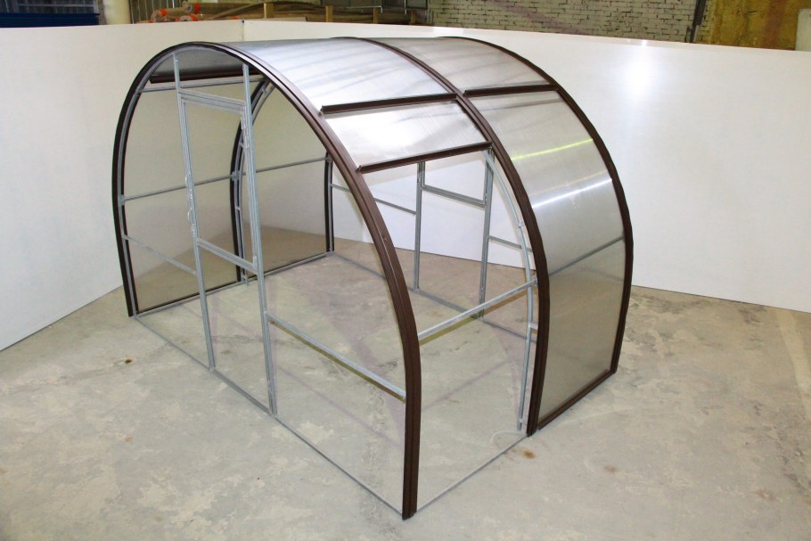 Теплица Орион со сдвижной крышей