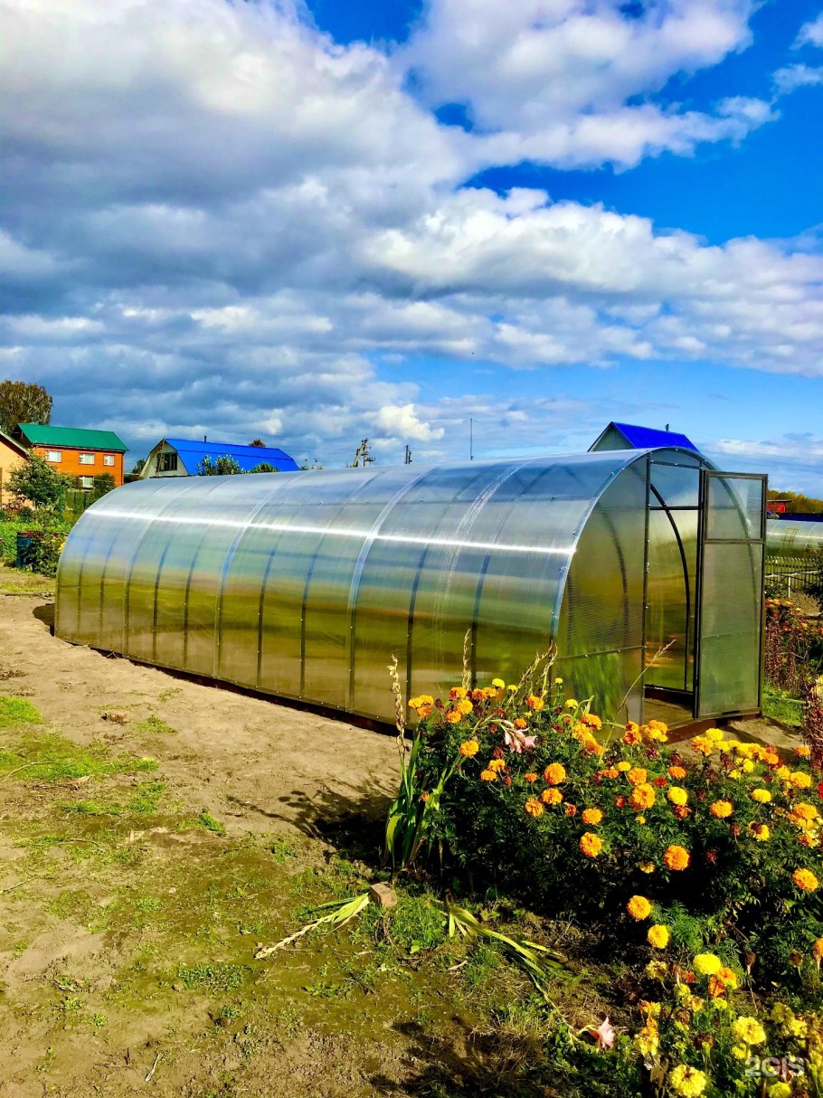 Теплица Воля с раздвижной крышей