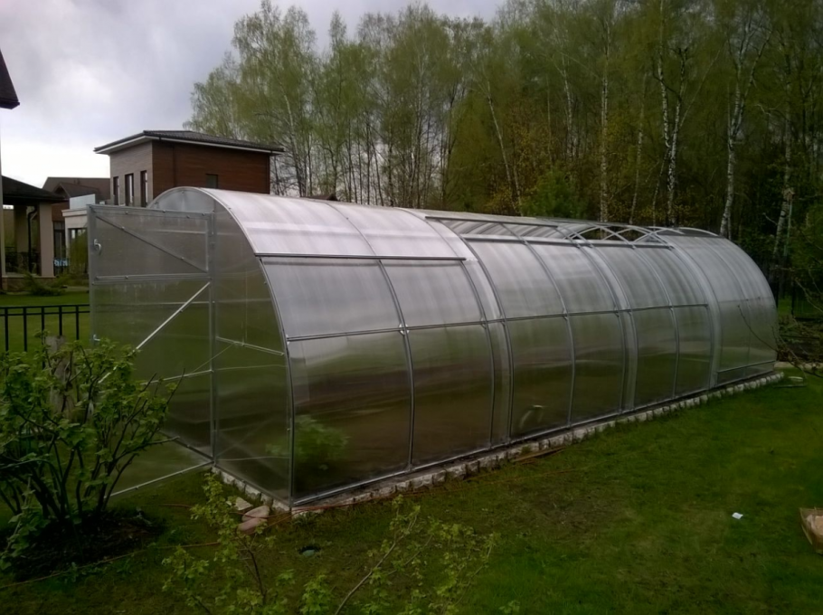 Теплица комфорт с открывающейся крышей