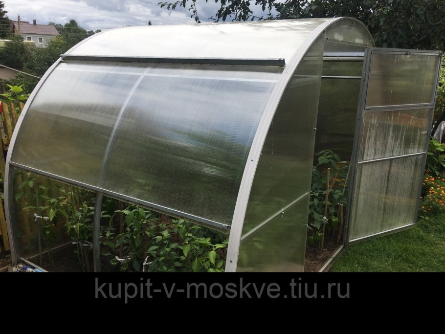 Теплица кормилица умница с откатной крышей