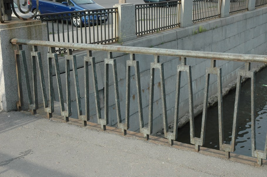 Перила ограждения мост