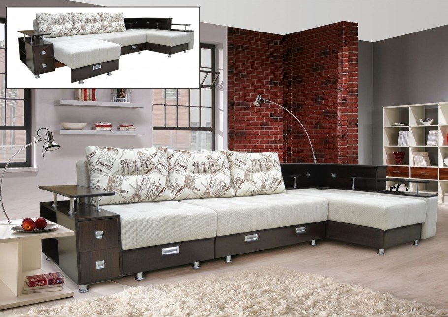 Диван с узкими локтями