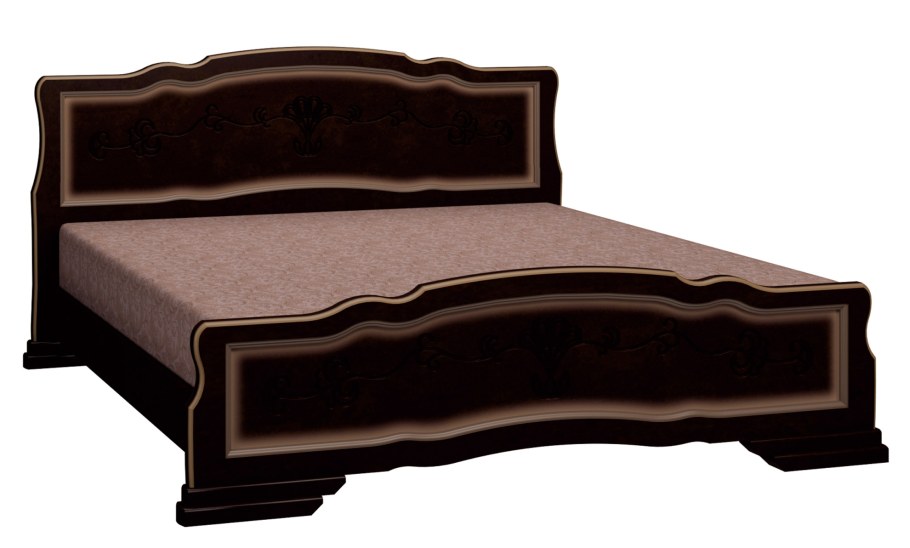 Кровать Карина 1 орех Браво мебель