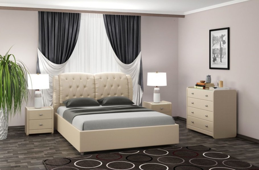 Карина 6 дуб молочный Браво мебель