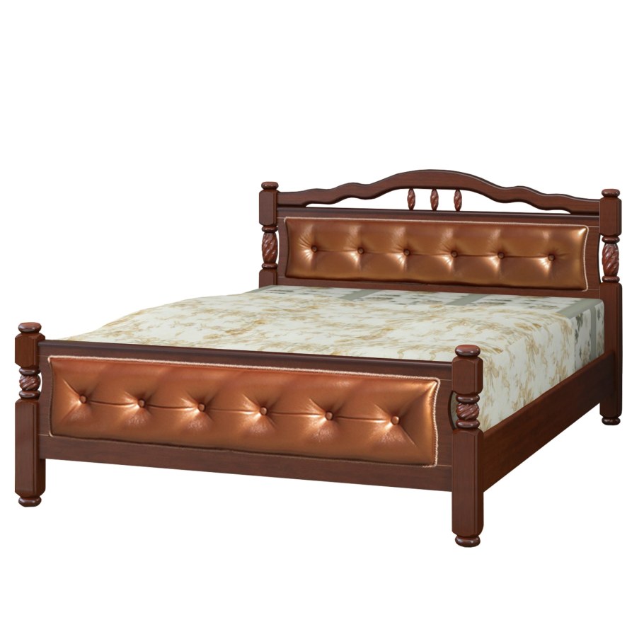 Кровать Карина-5 белый жемчуг Браво