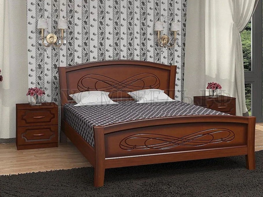 Кровать Грация 1 слоновая кость Браво мебель