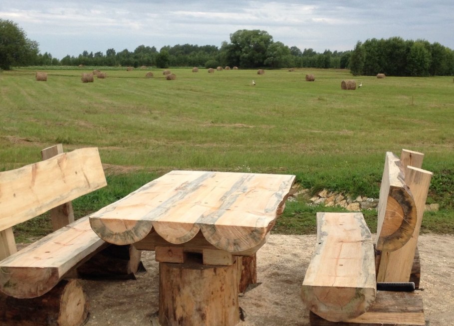 Ножки для стола из бревна