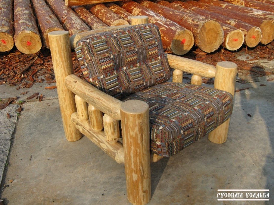 Изделия из бревна для дачи